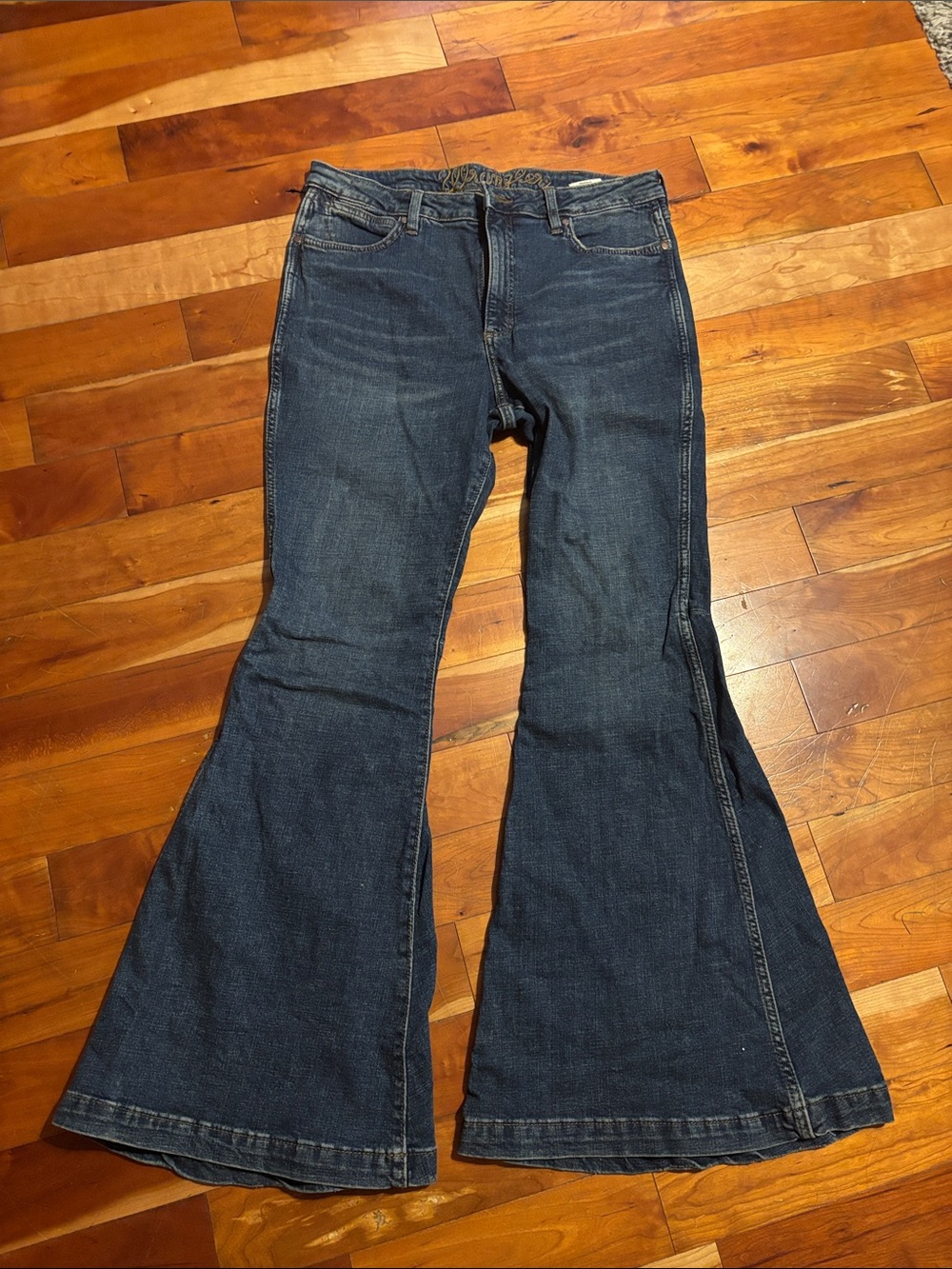Wrangler Dark Indigo Flare Jeans
